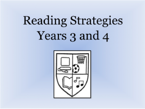 Reading Strategies