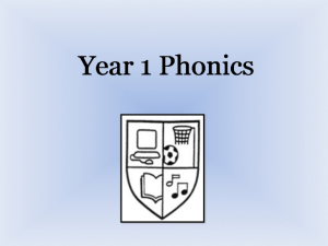 Year One Phonics